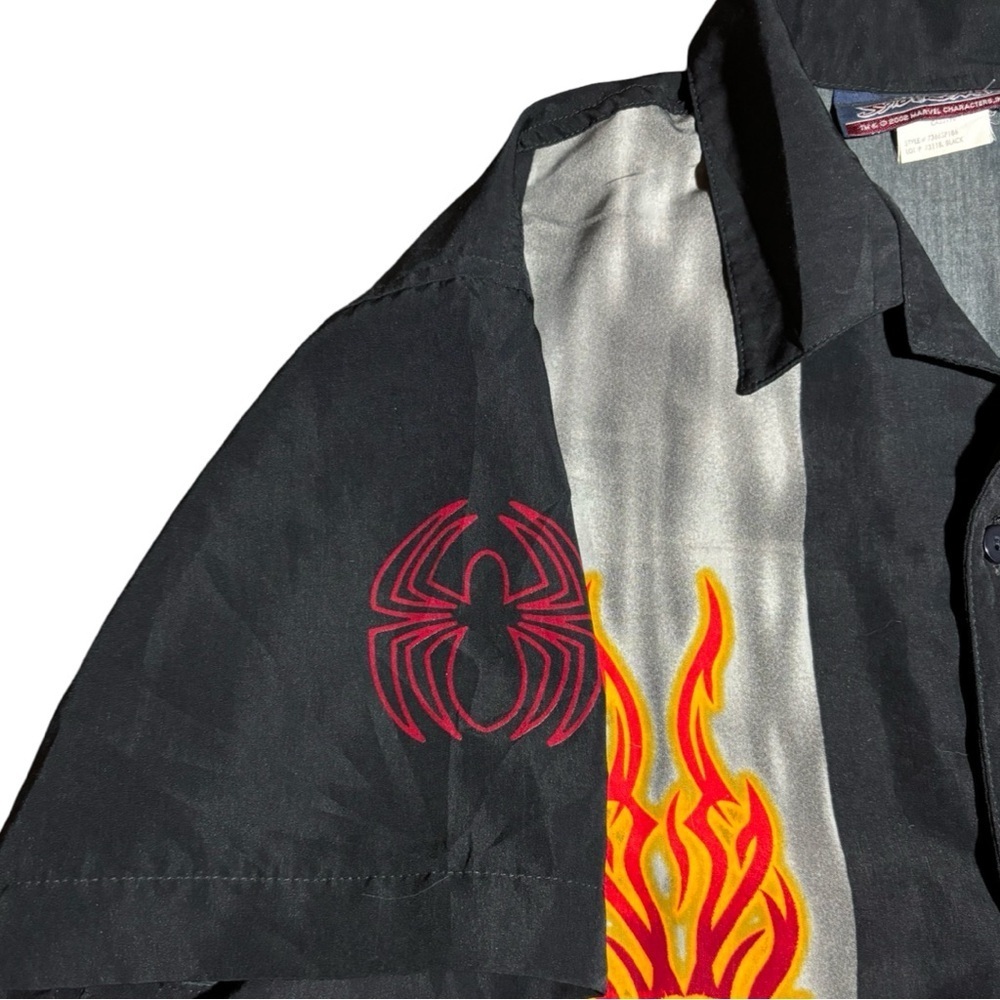 Vintage 2002 SpiderMan Bowling Shirt - Picture 4 of 5